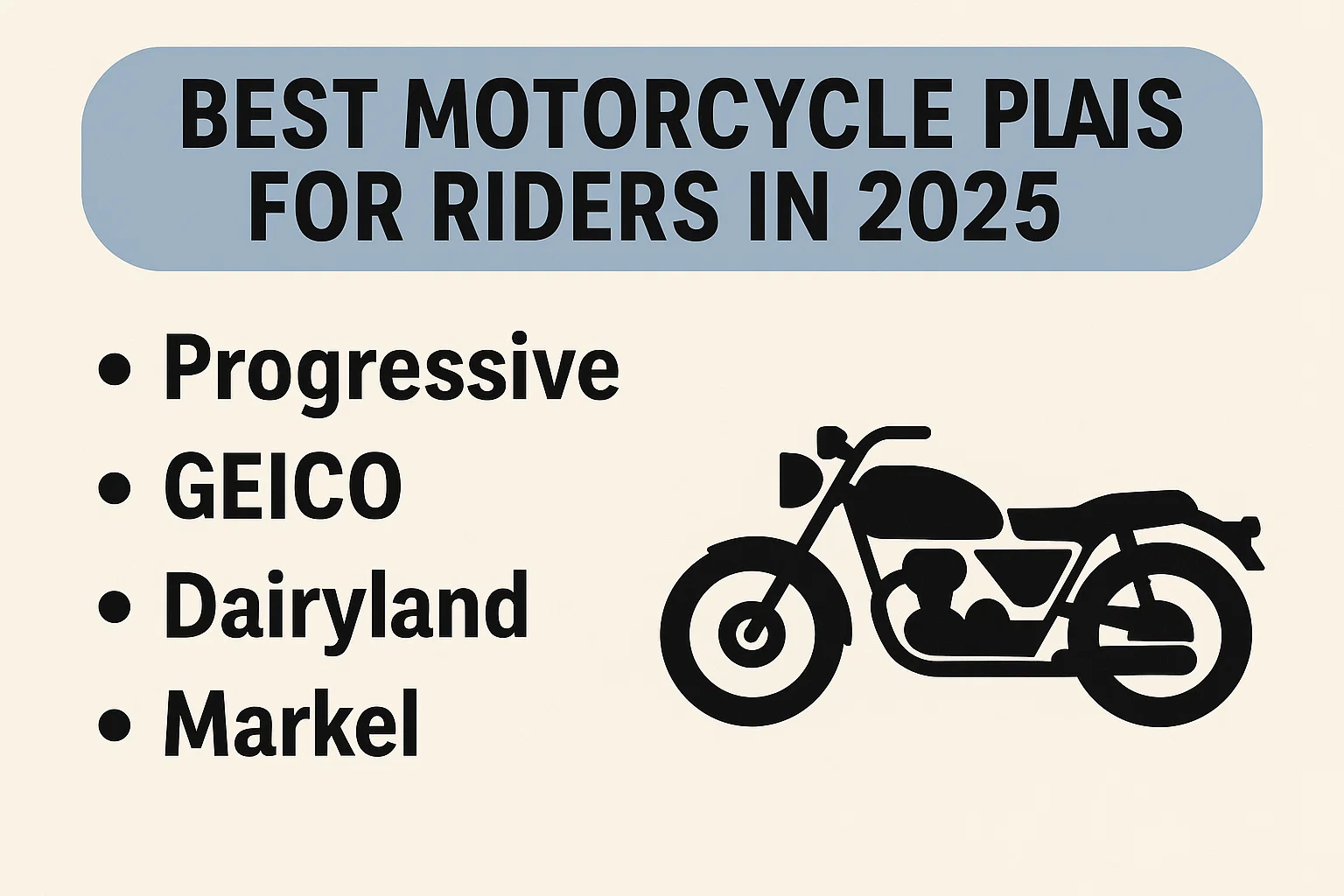 Best Motorcycle Insurance Plans for Riders in 2025 Thumbnail