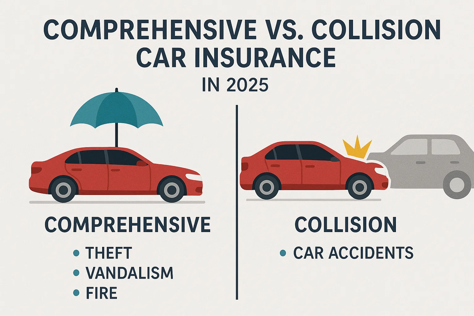 Understanding Comprehensive vs. Collision Car Insurance in 2025 Thumbnail